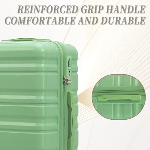 Image of 3 Piece ABS Hardshell Suitcase Set - Lightweight, Tough & Scratch-Resistant