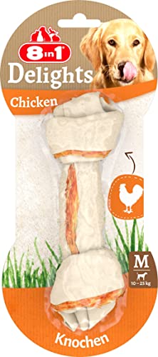 Produktbild von 8in1 Delights Kauknochen M mit Hähnchenfleisch - 65 g