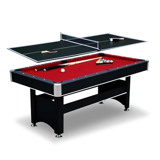 Hathaway Spartan 6' Pool Table, 72" L x 38" W x 31" H, Black
