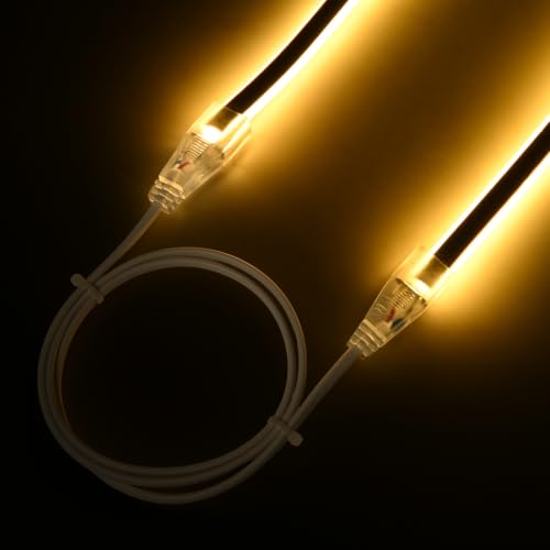 Image of Yescom BiLume 2700K 5-Set 3ft 2-pin Neon Rope Light Connector Jumper Cable