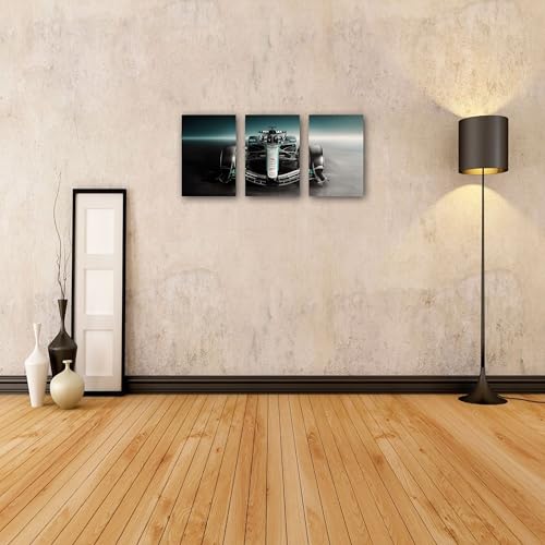 Image of Wrap & Wish 2026 Mercedes AMG F1 W17 E-Performance FrontView Wall Split Posters Set (A3 Size, 12x18 Inch) | Pack of 3 | Vintage F1 Designs & Marvel Room Decor