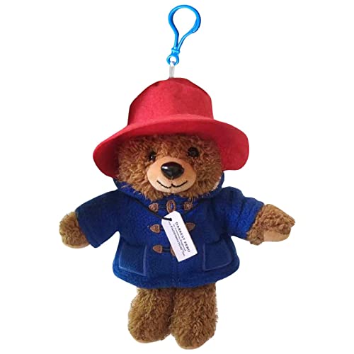 Lecerrot Porte-clés Ours en Peluche - Jouet Animal Doux Ours Paddingtons, Jouet d'animal en Peluche d'ours De Paddingtons, pour Enfants Et Adultes Sac À Main Cartable (18cm/7.09") Cover