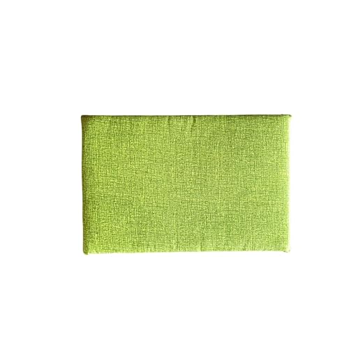 CASABELLAPIU Cuscino Per Cani, Lettino Per Cuccia Cani o Gatti Completamente Sfoderabile e Lavabile, 100% Made In Italy (VERDE, 90x55 cm)