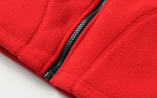 Image of LittleSpring Kids Fleece Vest with Fur Lined Zip Up Warm Thickening Winter Sleeveless Jacket