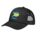 Unisex Bahamas Mesh Baseball Cap, Personalized Adjustable Trucker Caps Casual Dad Hat Sun Hat