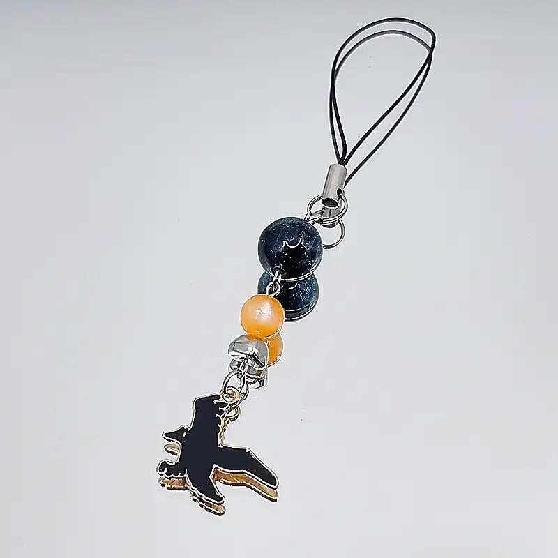 Amazon.co.jp: ハイキュー 携帯ストラップ ペンダント 音駒高校 烏野