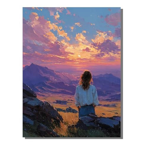 G ۓI yCgoCio[ i DIY Paint by Numbers LbghG h G fW^G (t[t) 3uV36ANG̋ NG H| z[  ItBX Mtg 60 x 80 cm