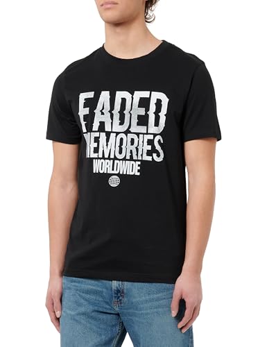 Image of KEYLARGO Men's Klworldwide Round T-Shirt, Jet Black (1124), L