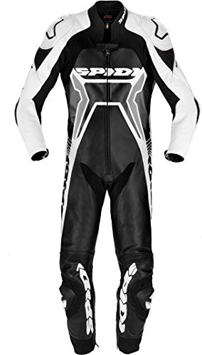 SPIDI Warrior 2 Wind Pro Tuta in moto un pezzo (Black/White,54)