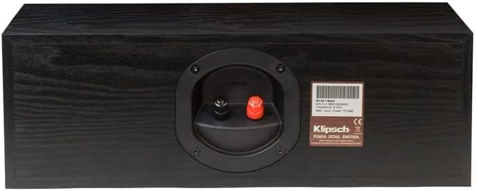 Klipsch RC42IIBL Center Speaker Black - Each
