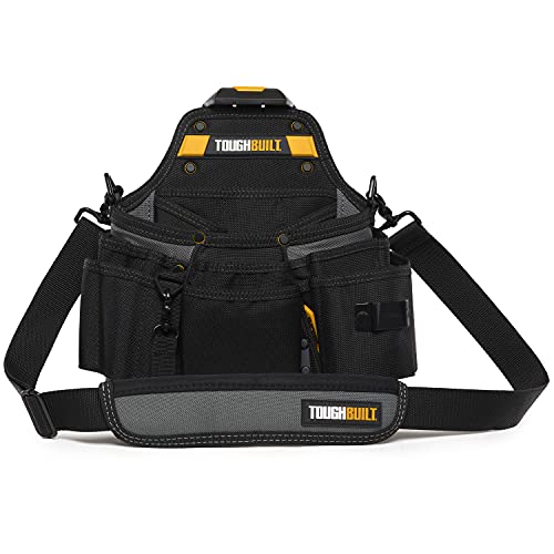 Toughbuilt - Service Pouch + Hub With Shoulder Strap - Heavy Duty Tool Pouch With 20 Pockets And Loops - (Tb-Ct-106A) #TOP3