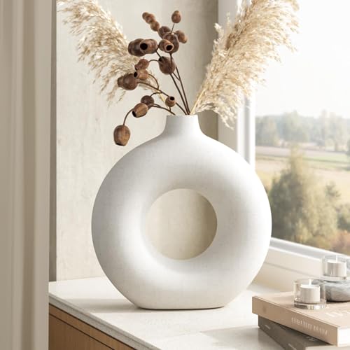 ウェービーセラミックフラワーベース