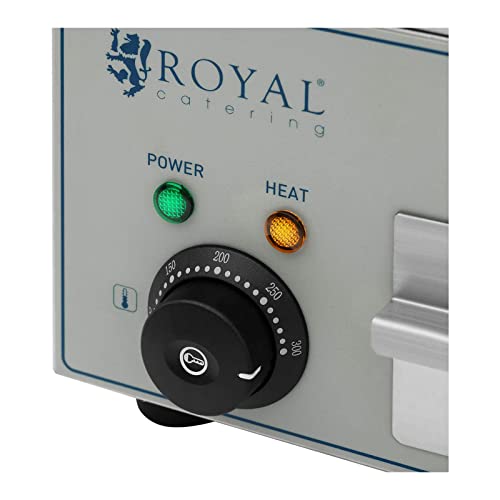 Royal Catering RCEG-51R Elektrische grill 360 x 250 mm 2.000 W grillplaat elektrische grillplaat grill - Afbeelding 5