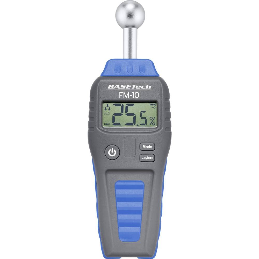 Basetech FM-10 Misuratore di umidità per materiali Range 0.1-99