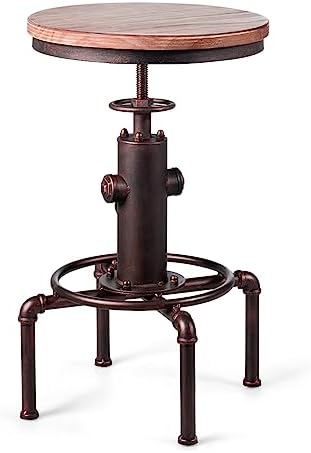 Tabouret de bar industriel réglable