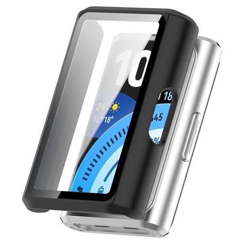 AiMaoo Huawei Band 11 Pro �Ή� �P�[�X �����K���X�t�B���� �ی� �J�o�[ �d���|��PC�f�� ��̉� �ϏՌ� ���h�~ �ϐF�h�~ �S�ʃJ�o�[ �S�ʕی� �X�}�[�g�E�H�b�` Huawei Band 11 Pro �p (�u���b�N)