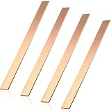 Gisafai 4 Pieces C110 Copper Flat Bar 1/8