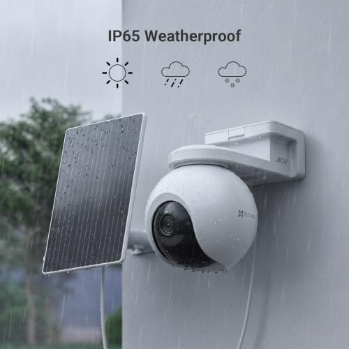 EZVIZ CB8 Pro Kit 4K Telecamera WiFi Esterno Senza Fili con Pannello Solare - 8
