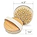 Dry Brushing Body Brush - Best for Exfoliating Dry Skin, Lymphatic Drainage and Cellulite Treatment - Organic Spa Exfoliation and Massage Scrub Brush with Natural Boar Bristles