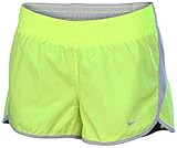 Nike Women's Dri-Fit 2-In-1 Running Shorts-Volt/Neon Yellow-XS