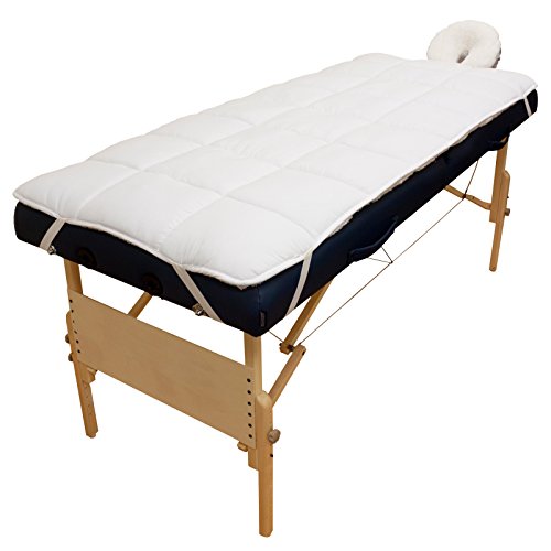 Body Linen Abundance Deluxe Quilted Fleece Massage Table Pad Set. Includes Face Cradle Cover & Table Pad. Microfiber Fleece Is Lint Free, Super Soft & Cushy. #TOP1