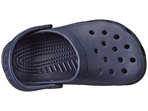 Image of Crocs Kids Unisex Classic Navy Clogs and Mules - C10C11