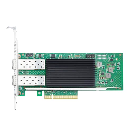 Image of H!Fiber 25Gb PIC-E Network Card with Intel E810 Controller, Dual SFP28 Port, PCI Express 4.0 X8, Ethernet LAN Adapter with Low Profile for Windows /Linux, Compare to Intel E810-XXVDA2, Support RDMA /PXE
