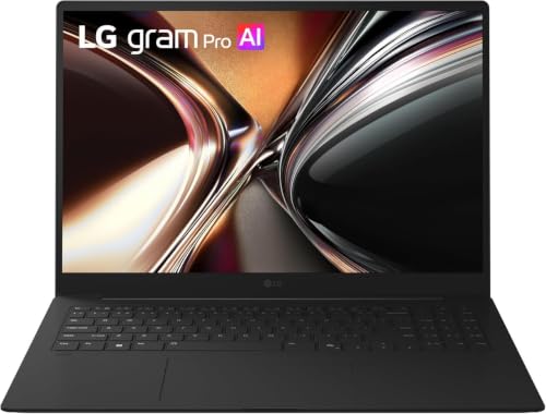 Image of LG gram Pro 17 AI Laptop 2026, 17 WQXGA 2560x1600 IPS Touchscreen Display, Intel Core Ultra 7 355U(50 Tops), 32GB LPDDR5X 7500MHz, 4TB (2x1TB) SSD,Dual AI Copilot+ PC, WiFi 7, Windows 11 Home,Black