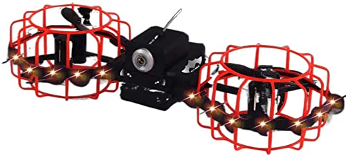 ZXKYZR8 Mini Drone avec caméra, réglage à Trois Vitesses, décollage/atterrissage en Un clic, Rouleau à 360 degrés, lumières LED Cool, Cadeau de Jouets pour Enfants quadrirotor RC, Jouets multijoueurs Cover