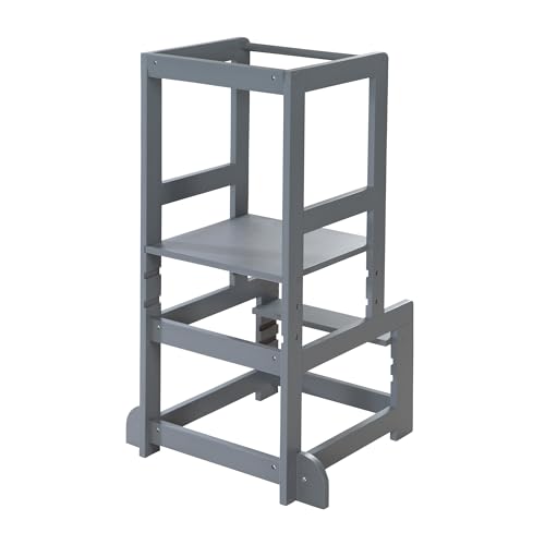 Tour d'apprentissage roba en bois robuste anthracite supportant jusqu'à 80 kg