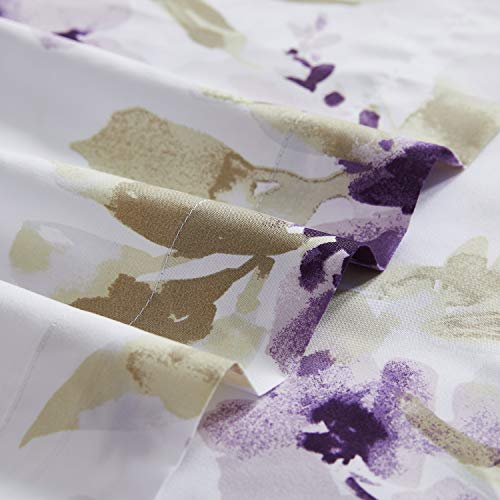 Mellanni King Size Sheets - 4 Piece Iconic Collection Bedding Sheets & Pillowcases - Extra Soft, Cooling Bed Sheets - Deep Pocket Up To 16 Inch - Wrinkle, Fade, Stain Resistant (King, Madison Purple) #TOP1