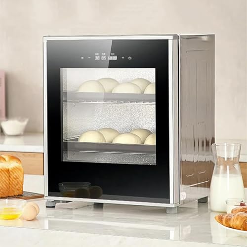 Commercial Electric Dough Baking Proofer Machine, 40L Kitchen Bread Proofer Box with Humidity and Temperature Control, for Sourdough, Yogurt, Natto, home (A)
