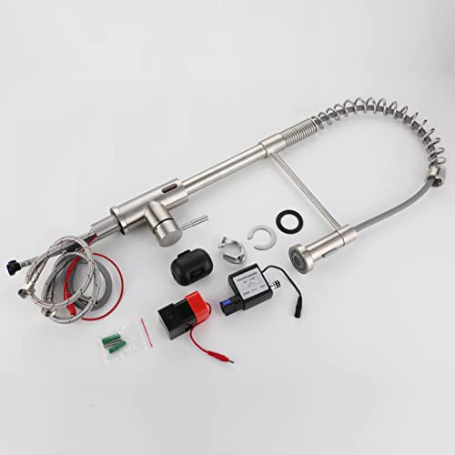 Gangang Torneira de cozinha sem toque Sensor de movimento Torneiras de cozinha com pulverizador de p