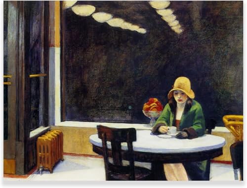 Edward Hopper impressions déco murale affiche peinture 40x60cm
