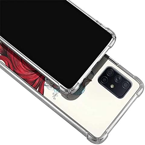 Skinit Clear Phone Case Compatible with Galaxy A71 5G - Officially Licensed Disney The Little Mermaid Ariel Illustration Design