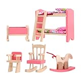 Construit à partir de matériaux robustes, ce lit miniature est conçu pour durer, garantissant un plaisir et une utilisation à long terme, mini lit pour poupées, lit de maison de poupée