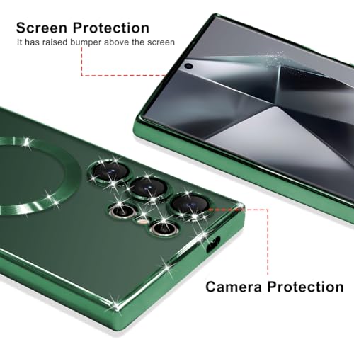 image for OOK Magnetic Case Fit for Samsung Galaxy S24 Ultra [Compatible with Ma