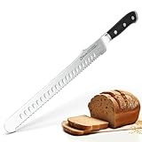 ORVIX Bread Knife Extra Long 15.6 Inch Serrated Knife for Homemade Sourdough Bread Ultra Sharp Stainless Steel Full Tang with Ergonomic Handle Artisan Professional Series with Luxury Gift Box
