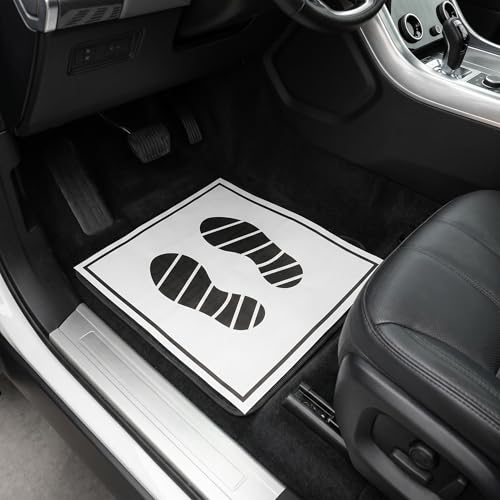 Alfombrillas de papel para coche ideales para mantener el suelo limpio tras salir del taller mecánico 4
