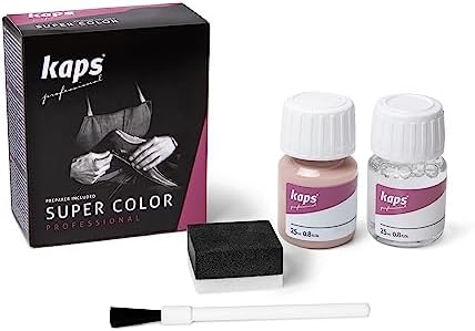 Kaps Super Color z Podkładem - Farba do Butów ze Skóry Naturalnej, Syntetycznej i Tekstyliów, 70 kolorów