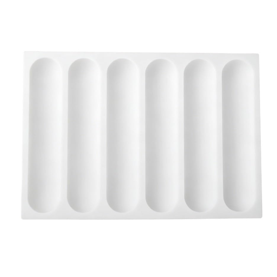 Moule silicone éclairs 6 cavités pour vos desserts de goûter en famille