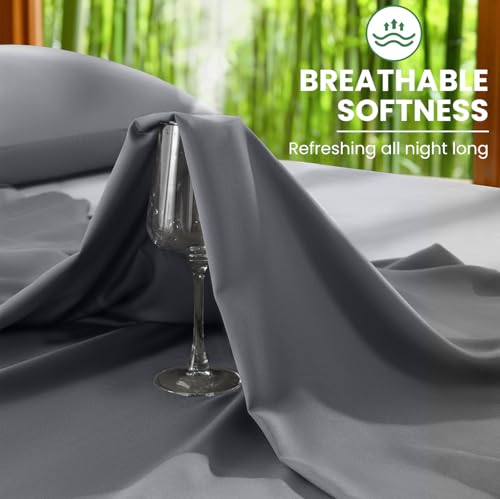 AiAngu 100% Viscose Derived from Bamboo_ Sheet Set 4Pcs, Extra Deep Pocket by AiAngu - Used condition - Image 7