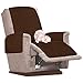Produktbild Your's Bath Sesselschoner für Relaxsessel Sesselauflage mit Armlehnen Schonbezug Sofa Sofaüberwurf 1 Sitzer Wasserdicht und rutschfest mit Breiten Verstellbaren Trägern (Braun)