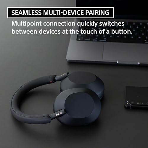 undefined Sony WH-1000XM5 Premium Noise Canceling Headphones (Black) with Free WF-C700N Truly Wireless Noise Canceling Earbuds (Black) の商品画像 7