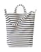 BAGGU Duck Bag Canvas Tote, Essential Everyday Tote, Spacious and Roomy, Sailor Stripe (2018)