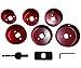Vigor-Blinky Seghe a Tazza Set 9 Pezzi Acciaio al Carbonio 51-86mm - 3