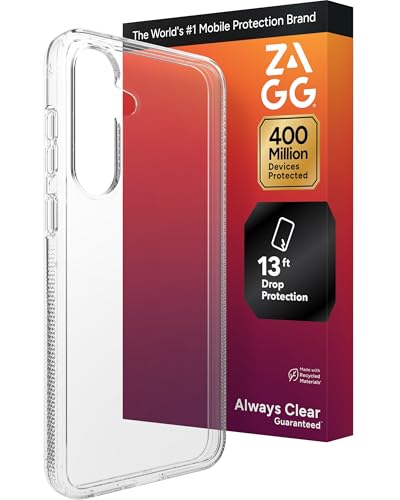 Coque Samsung S25 FE protection 4m ZAGG Crystal Palace transparente recyclée durable
