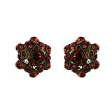 konplott waterfalls ohrschmuck 12 glitzernde und schillernde Kristalle von Swarovski Elements sind sternförmig um den Hauptkristall gruppiert. Diese schöne Komposition von Kristallen ist mit Schmuckdraht umwickelt und macht den Ohrstecker zu einem extravaganten Schmuckstück