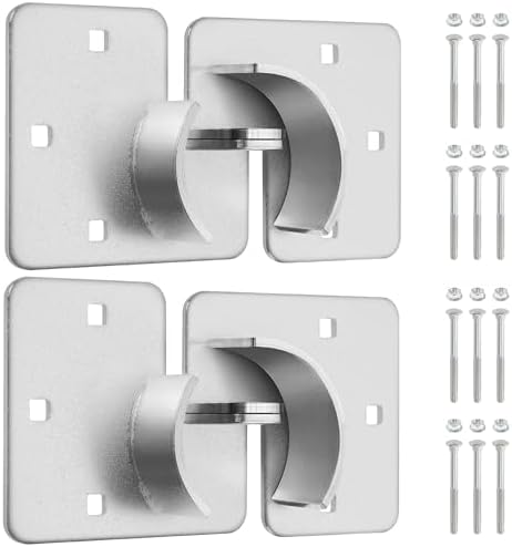 IRONWALLS Keyed Alike Puck Lock 4 Packs, 2-7/8Steel Rwanda - View #6