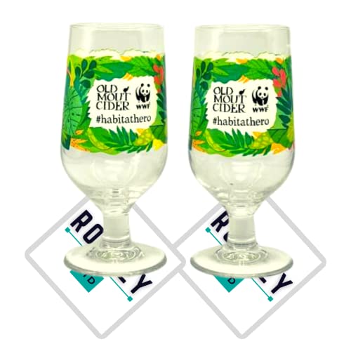 Roxley WWF - Vaso de sidra templado (2 unidades, fabricado en Reino Unido)